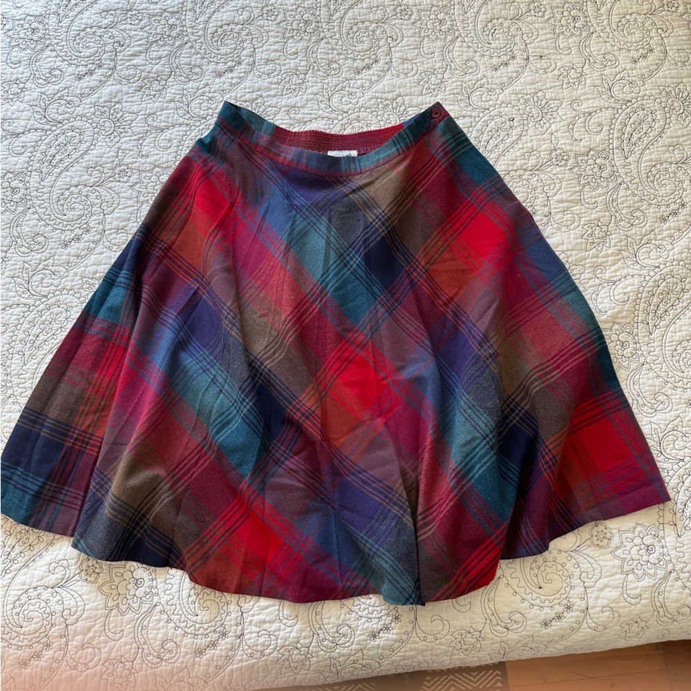Vintage wool circle skirt